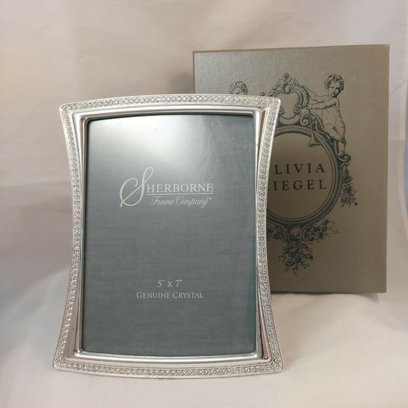Stunning Sherborne 5" x 7" Genuine Crystal Rhinestones Photo Frame New - Picture 8 of 10